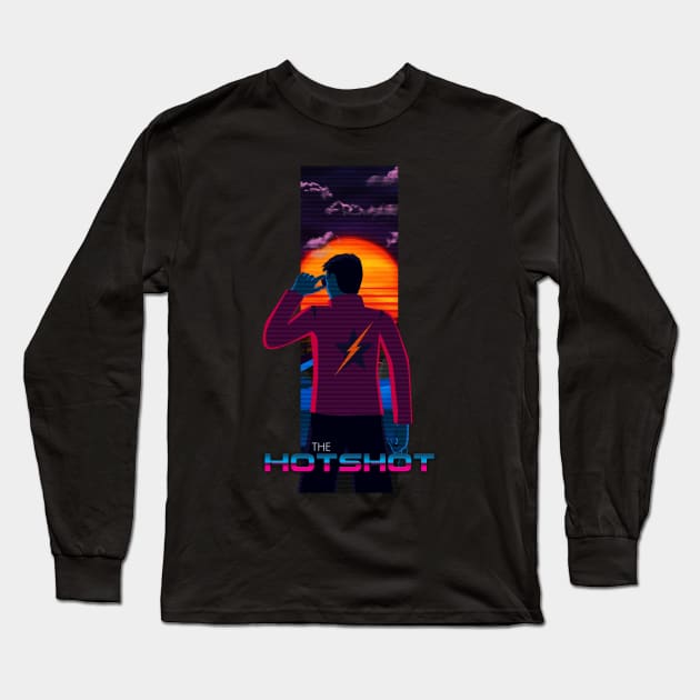 The Hotshot Long Sleeve T-Shirt by patrickkingart